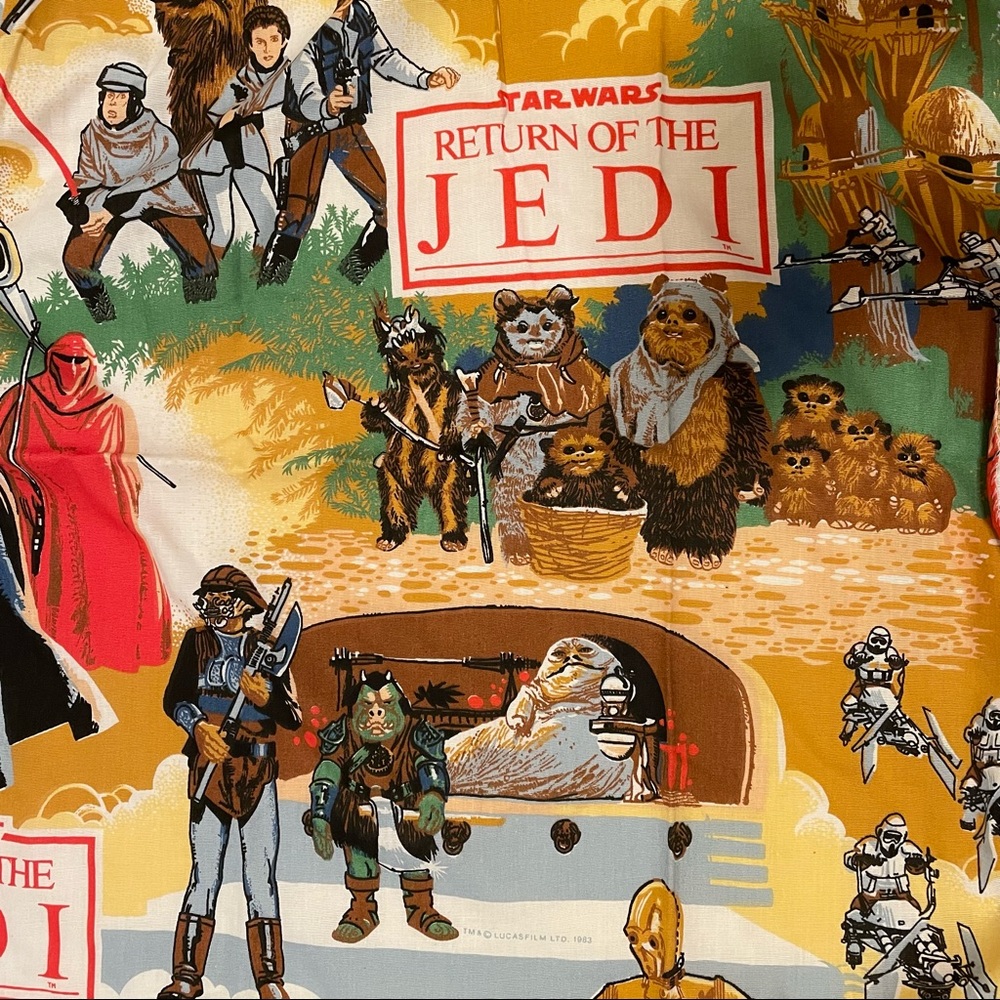Vintage Return of the Jedi
Pleated Curtains -Original Star Wars Circa 1983